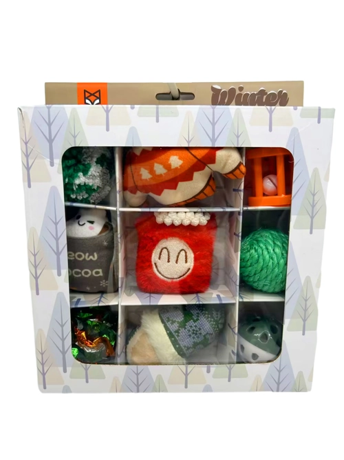 FOFOS | Conjunto de 9 Brinquedos (Coleção Inverno) - para Gatos 
