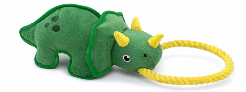 FOFOS | Peluche Resistente para Roer em Forma de Dinossauro - para Cão
