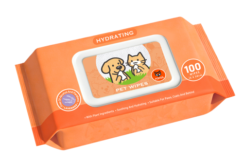Toallitas Húmedas Hidratantes para Mascotas FOFOS (100 uds) – Lavanda