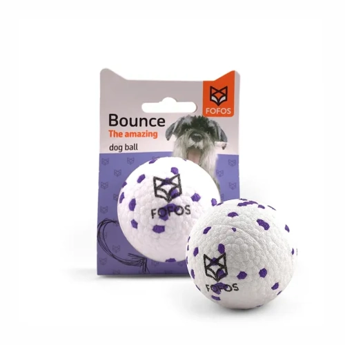 FOFOS | Brinquedo Resistente em Forma de Bola (Branca) (Mighty Soft) - para Cão