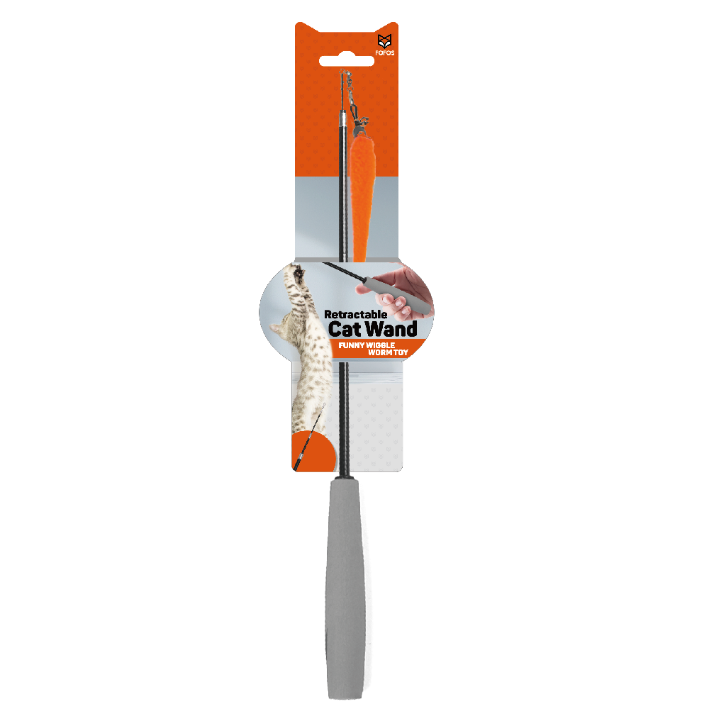 Cana Retrátil Brinquedo p/ Gato FOFOS