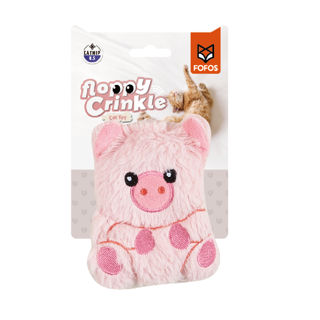 Porco Peluche Brinquedo P/ Gato FOFOS