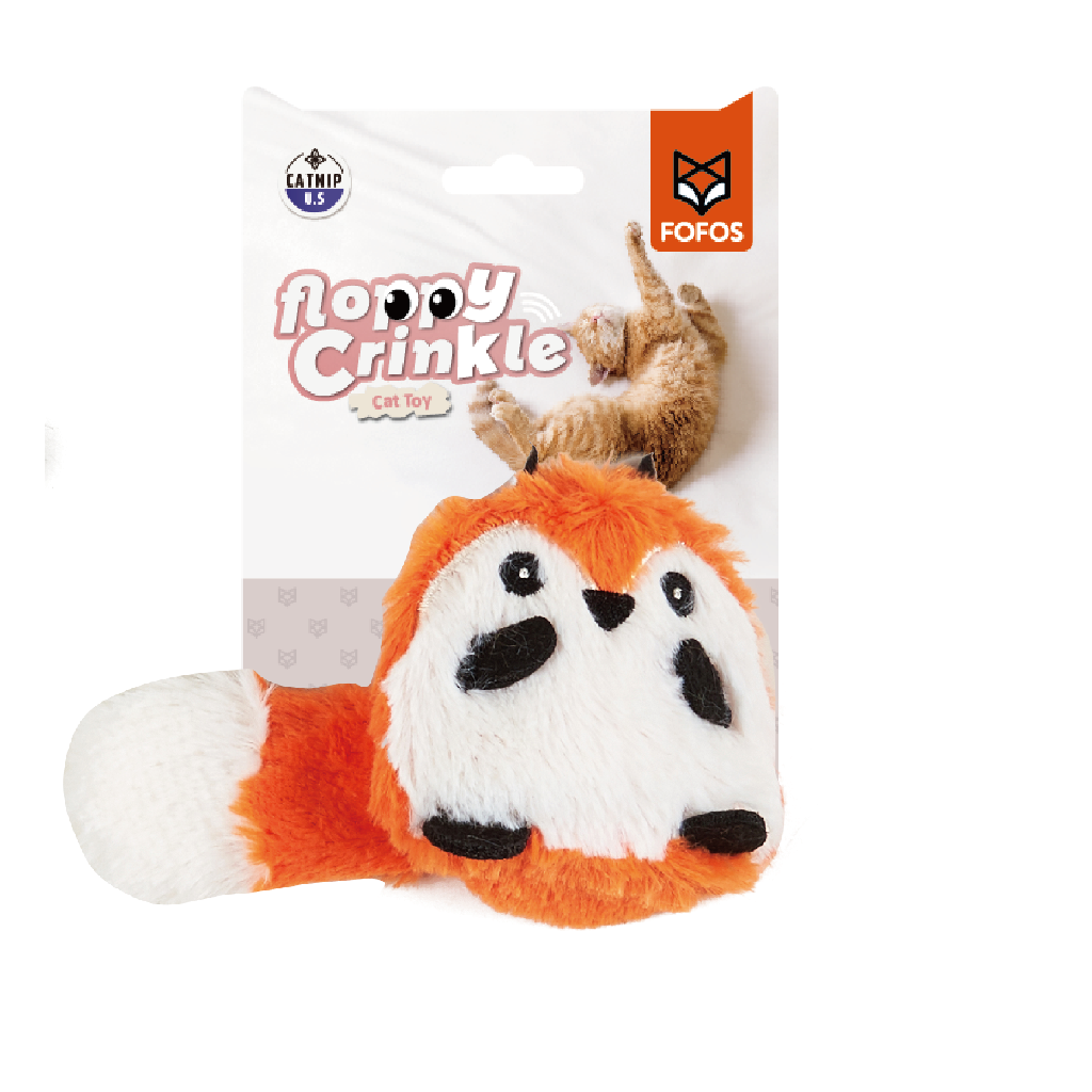 Raposa Peluche Brinquedo p/ Gato FOFOS