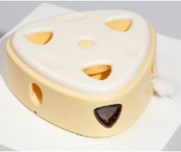 Caixa de Queijo com Penas p/ Caçar FOFOS