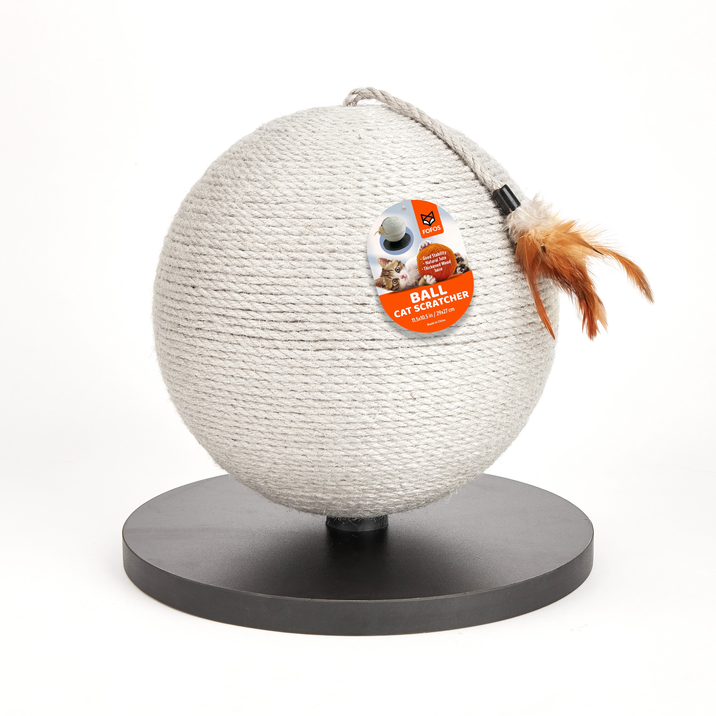 Arranhador Bola | Cinza| FOFOS