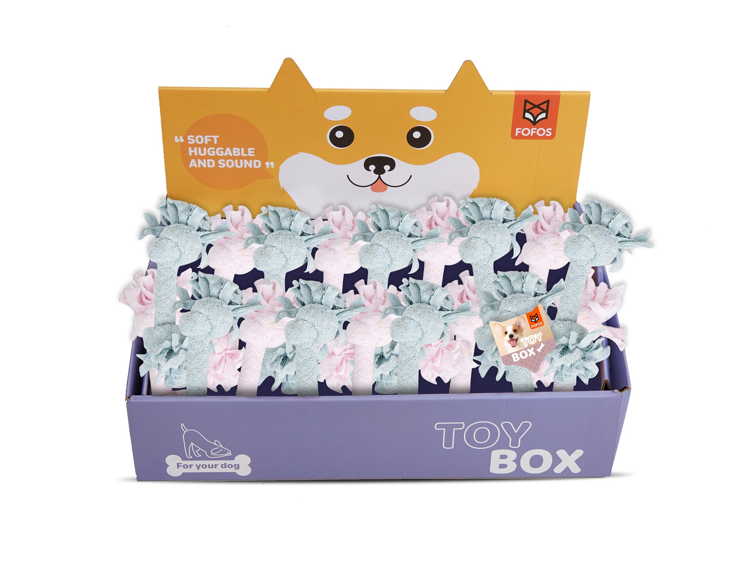 Corda 2 Nós p/ Cão Bébé | FOFOS (caixa completa 16 unidades)