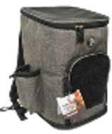 Mochila Transportadora de Animais Cinzenta FOFOS