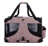 Transportadora de Animais Conforto Premium Rosa-Claro XL FOFOS