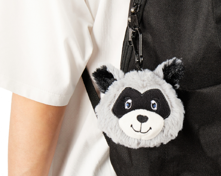 Guaxinim de Peluche Dispensador de Sacos FOFOS (17 sacos com dispensador)