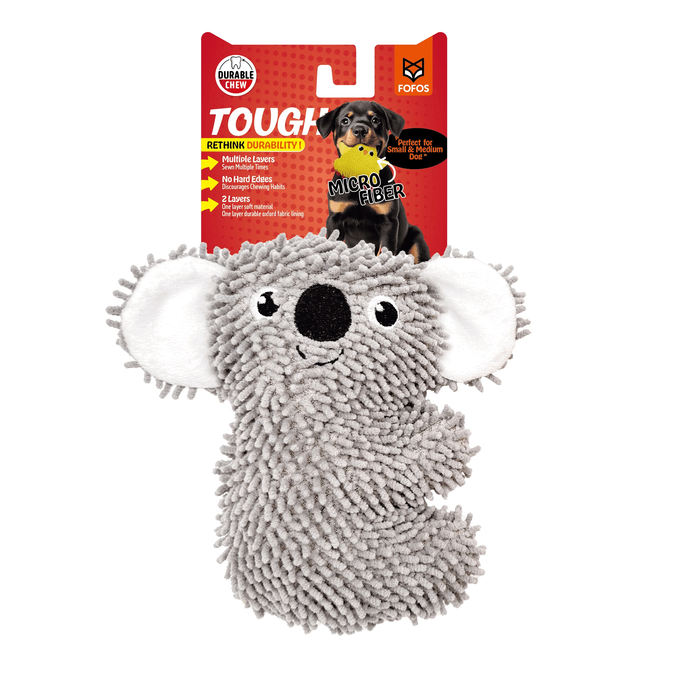 Koala - Brinquedo para Cão Mordedor em Material Reforçado
