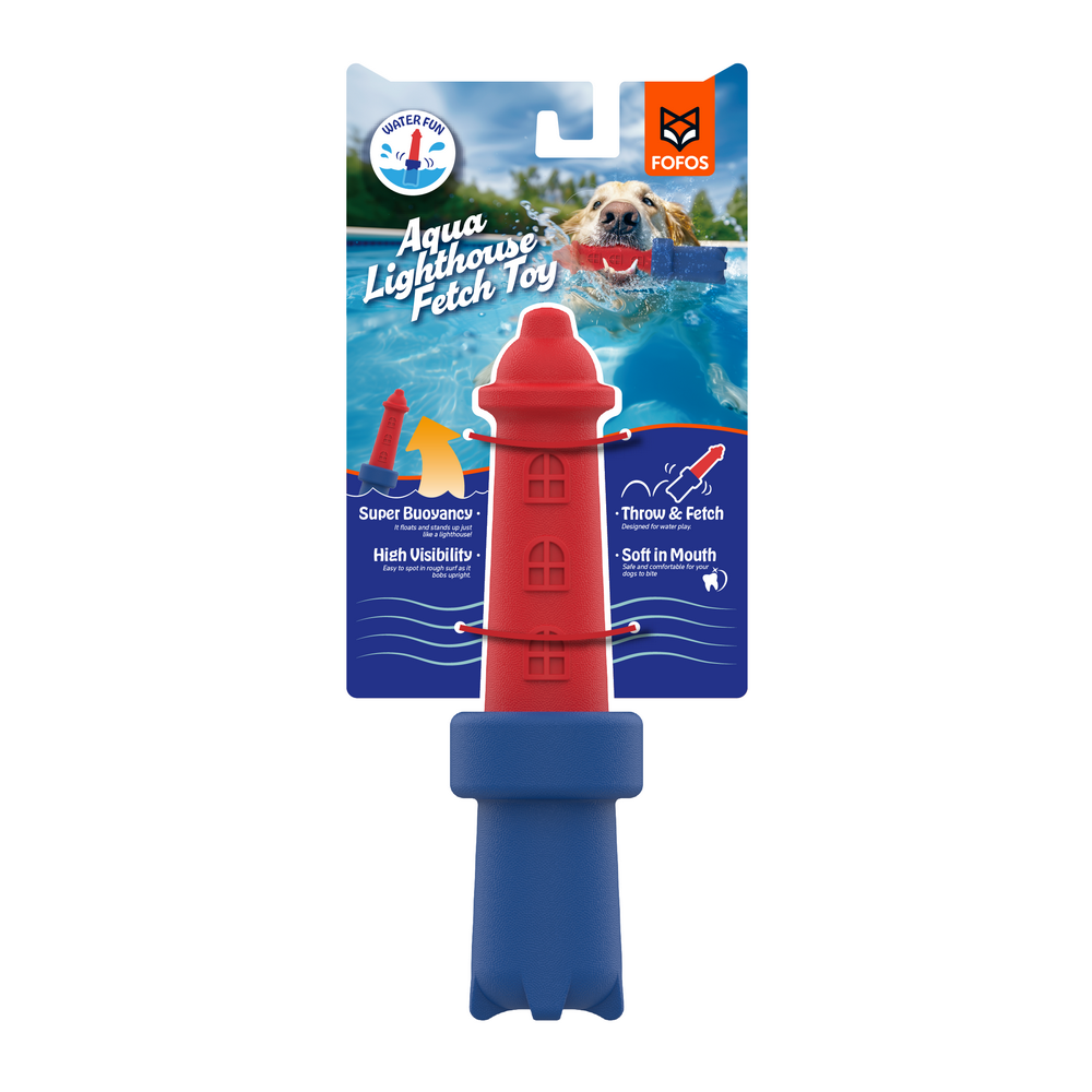 Farol Flutuante Brinquedo para Cães Apanharem na Água