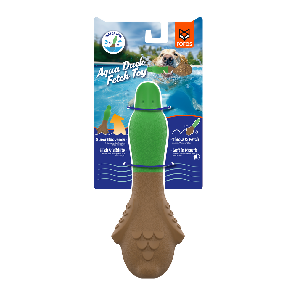 Pato Flutuante Brinquedo para Cães Apanharem na Água