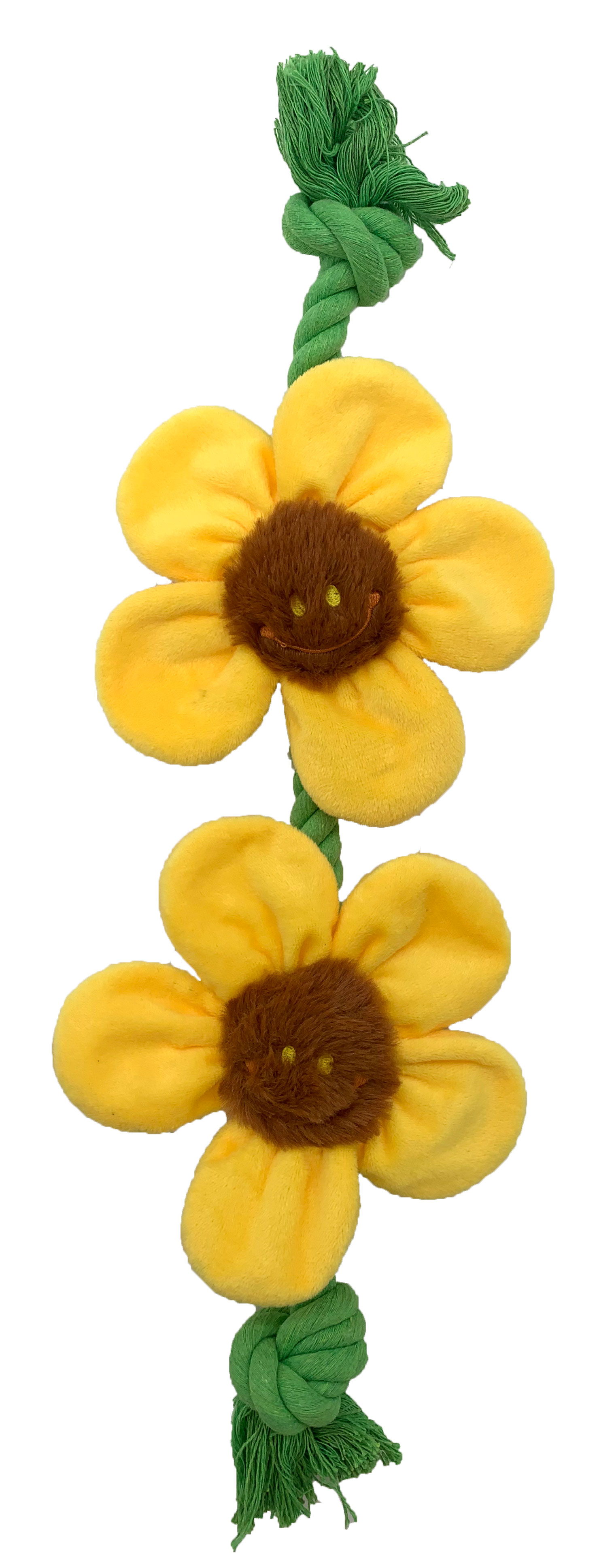 Cuerda con flores amarillas para perros - Edición de primavera