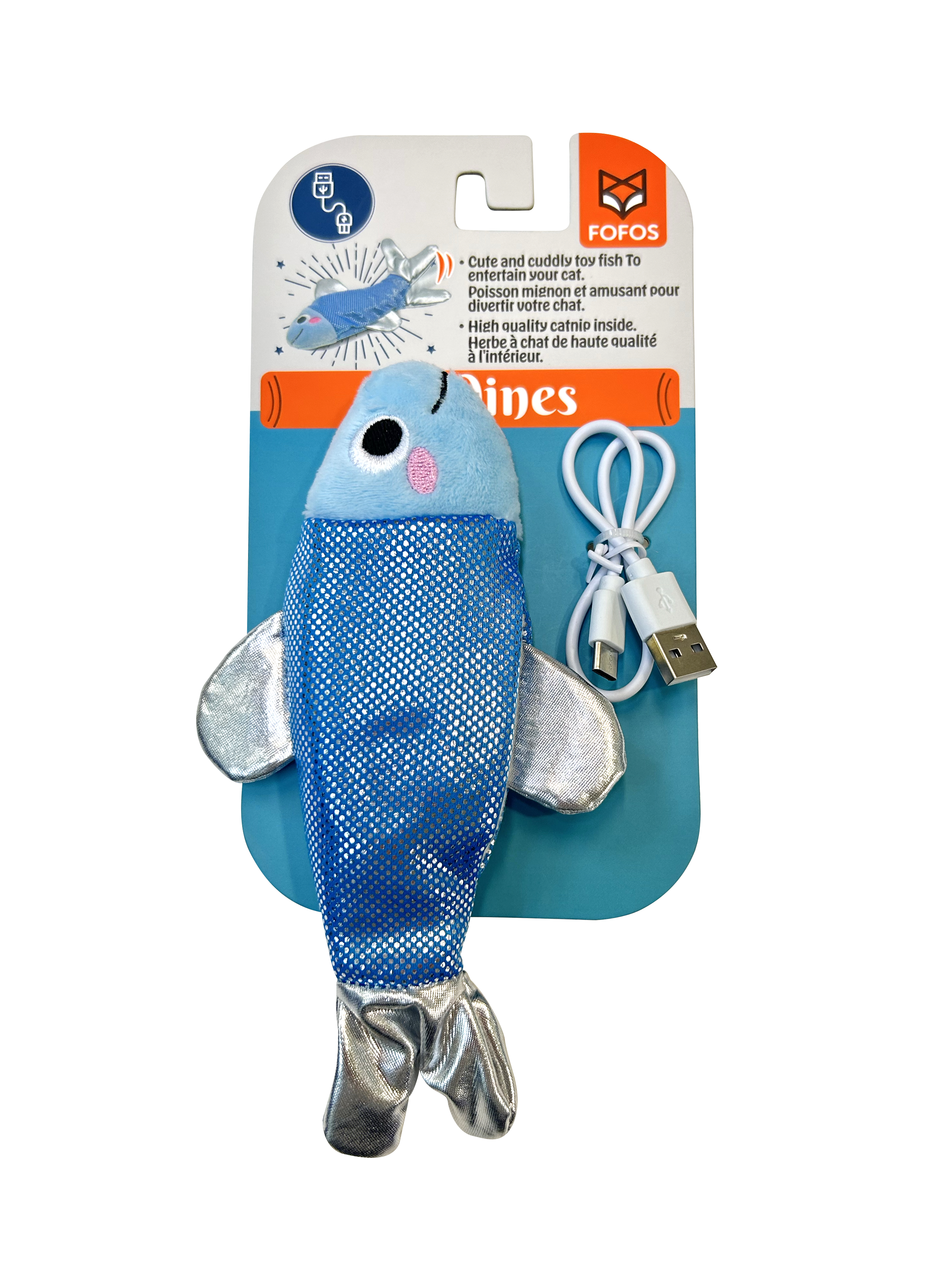 FOFOS Sardinha Interativa Carregamento USB