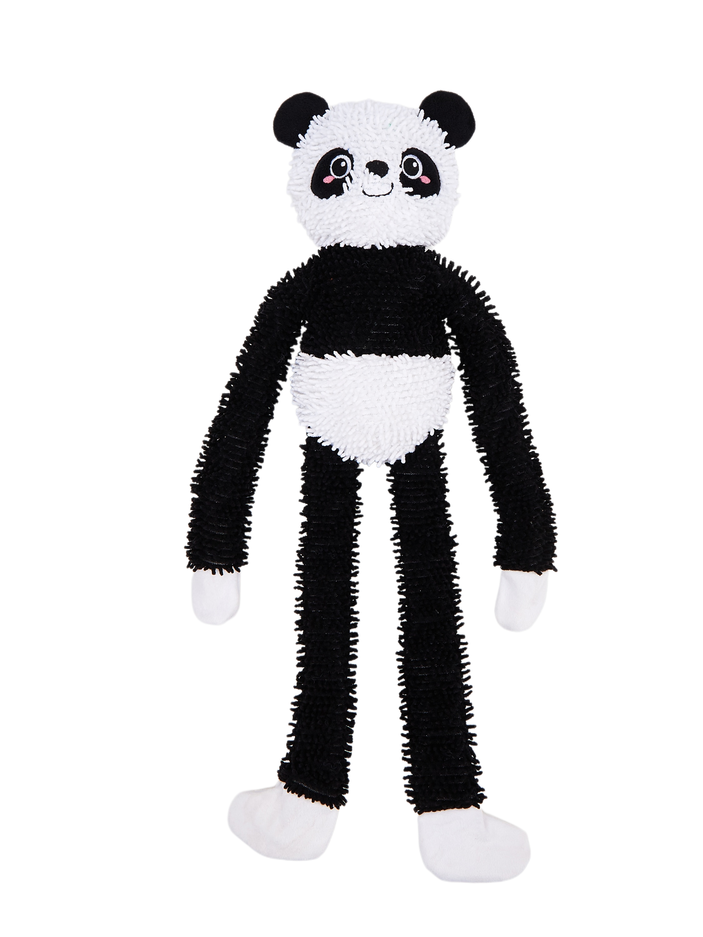 Brinquedo Resistente para Cão Panda Corpo Comprido